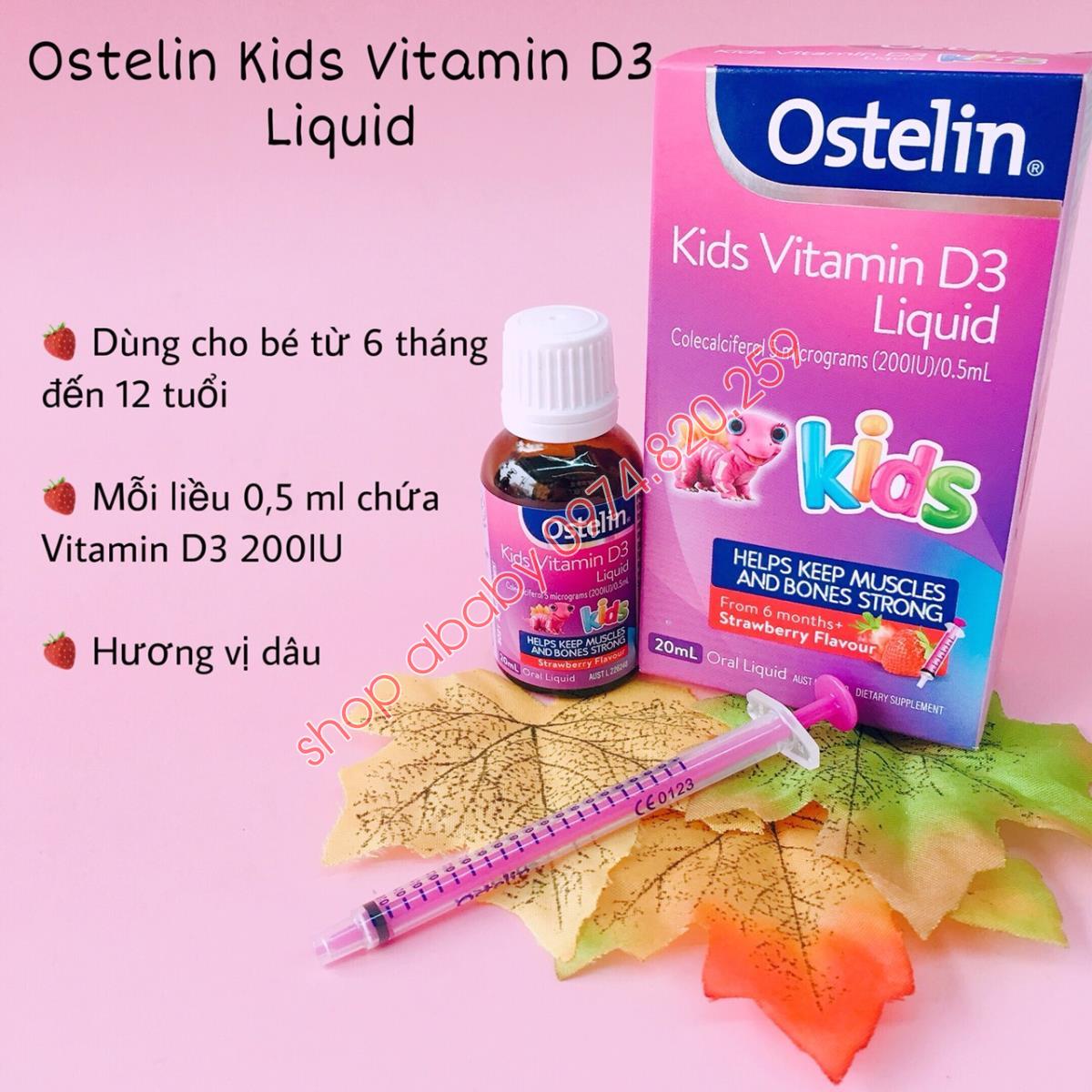Vitamin D3 nhỏ giọt cho bé - Minh Long Pharma